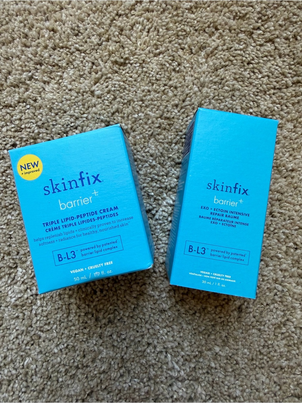 NEW Skinfix Barrier Triple Lipid Peptide Cream EXO Ectoin Intensive Repair Baume